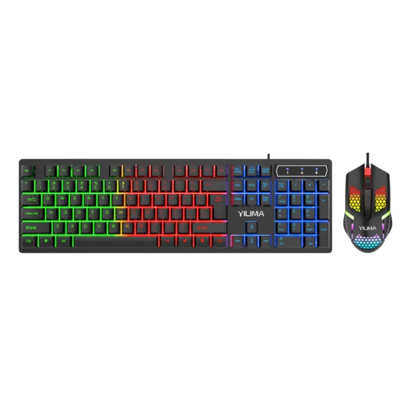 Gaming Keyboard And Mouse Combo with RGB Lights