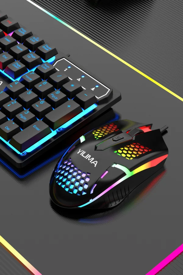 Gaming Keyboard And Mouse Combo with RGB Lights - Image 4