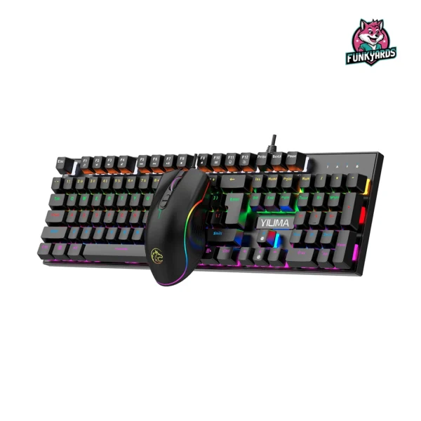 Yilima QS-605 Wired Combo Mechanical Keyboard+Mouse